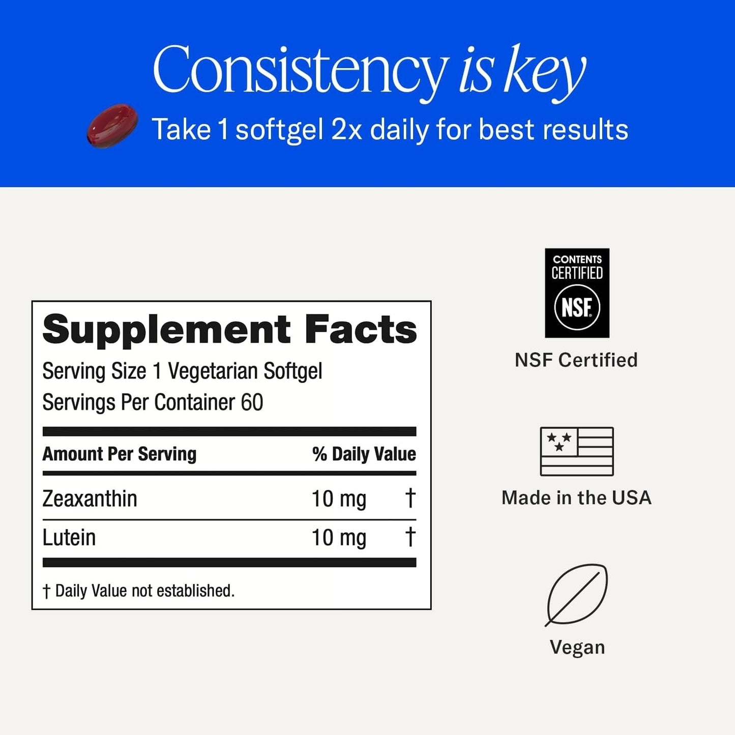 Zeaxanthin + Lutein