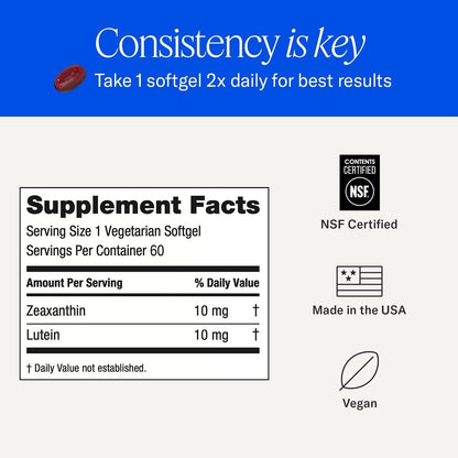 Zeaxanthin + Lutein